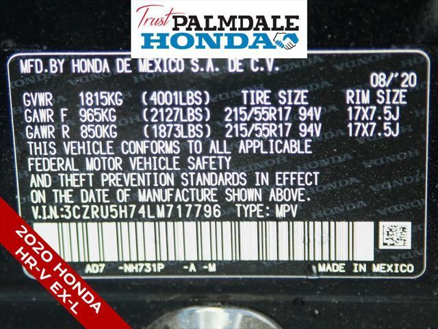 used 2020 Honda HR-V car, priced at $22,289