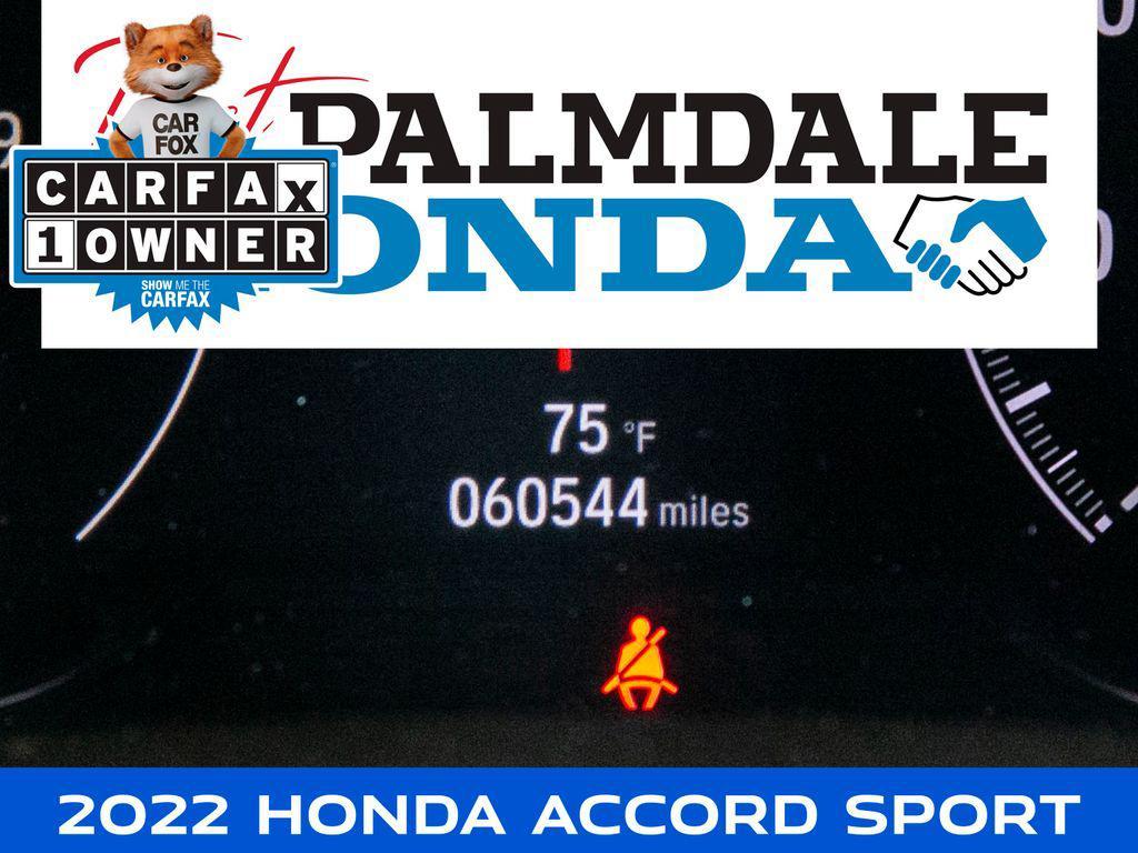 used 2022 Honda Accord car, priced at $22,879