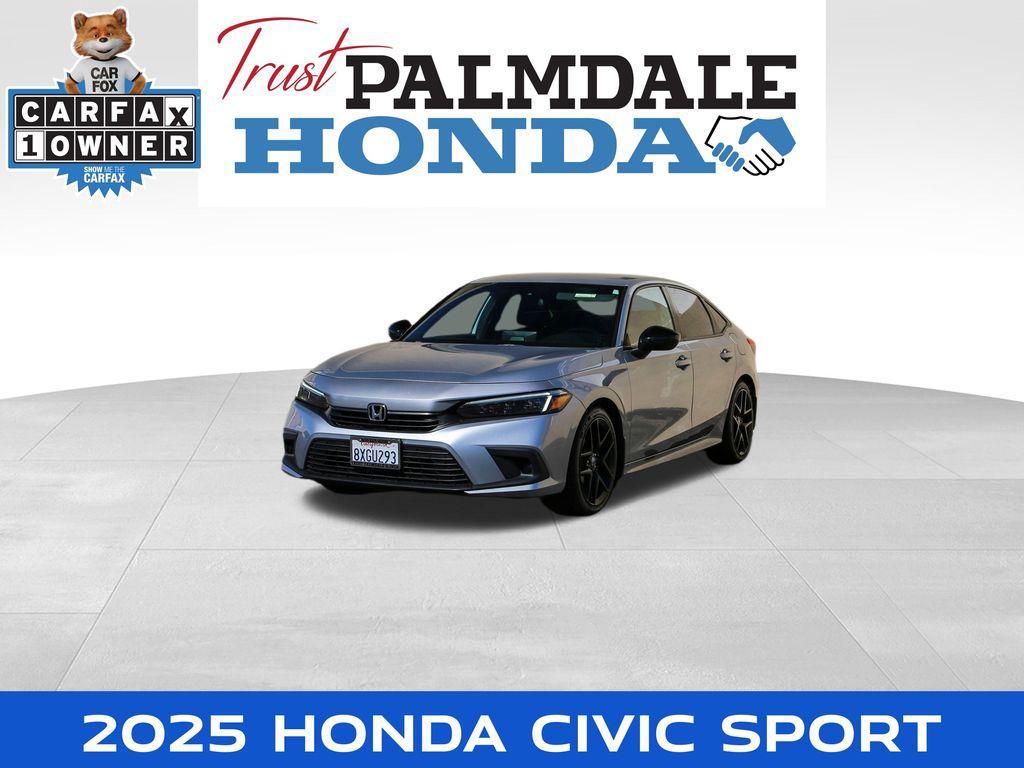 used 2025 Honda Civic car, priced at $25,798