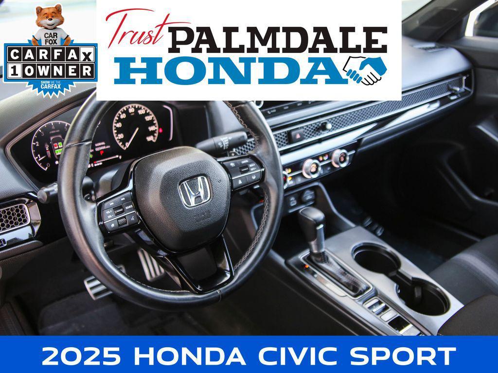 used 2025 Honda Civic car, priced at $25,798