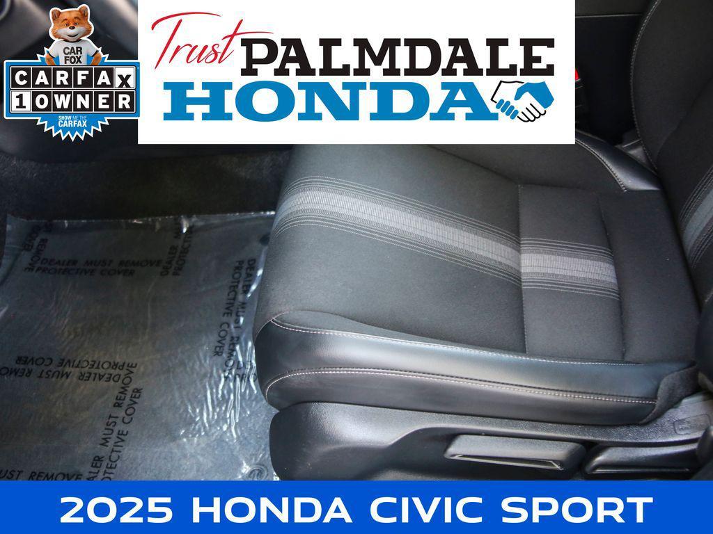 used 2025 Honda Civic car, priced at $25,798