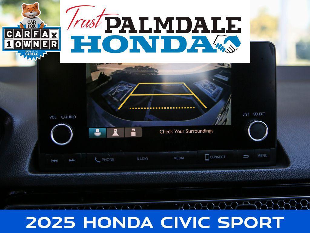 used 2025 Honda Civic car, priced at $25,798