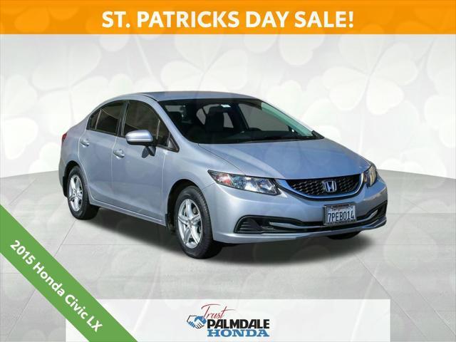 used 2015 Honda Civic car, priced at $10,995