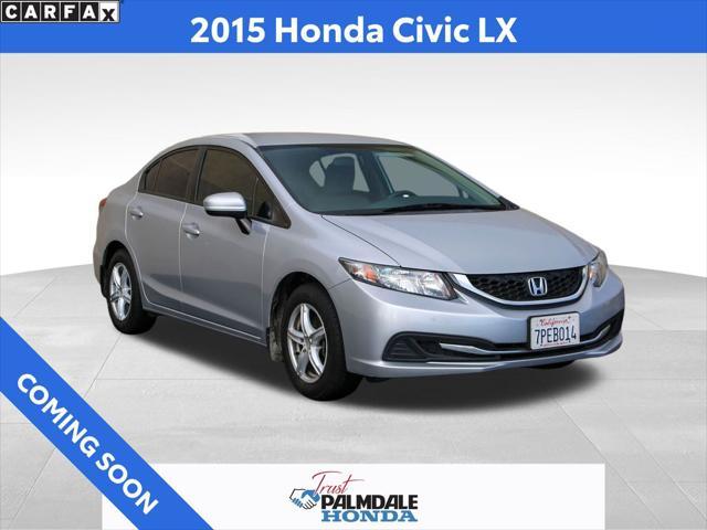 used 2015 Honda Civic car, priced at $13,991