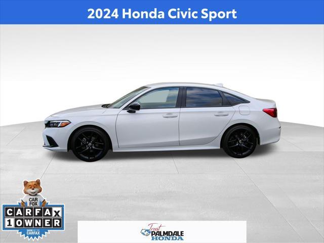 used 2024 Honda Civic car, priced at $23,842