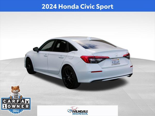 used 2024 Honda Civic car, priced at $23,842