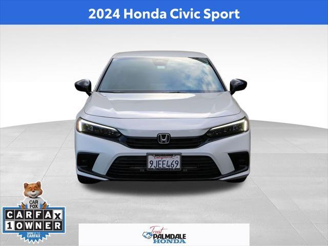 used 2024 Honda Civic car, priced at $23,842