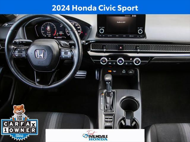 used 2024 Honda Civic car, priced at $23,842