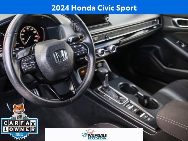 used 2024 Honda Civic car, priced at $23,842