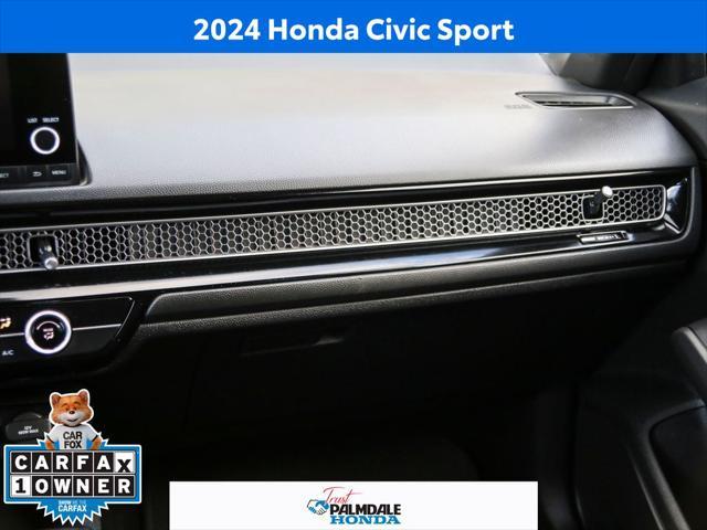 used 2024 Honda Civic car, priced at $23,842