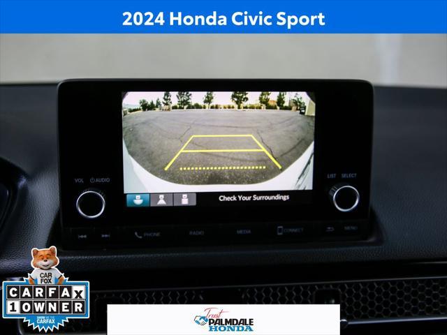 used 2024 Honda Civic car, priced at $23,842