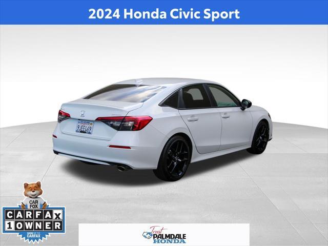 used 2024 Honda Civic car, priced at $23,842