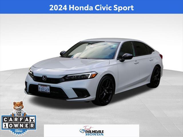 used 2024 Honda Civic car, priced at $23,842