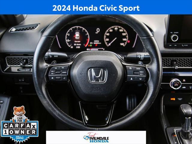 used 2024 Honda Civic car, priced at $23,842