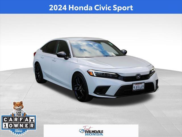 used 2024 Honda Civic car, priced at $23,842