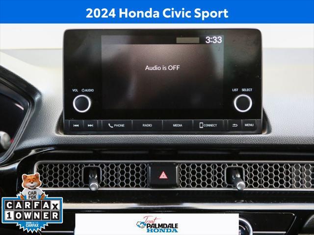 used 2024 Honda Civic car, priced at $23,842