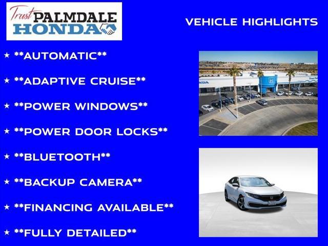 used 2019 Honda Civic car, priced at $19,991