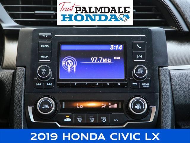 used 2019 Honda Civic car, priced at $19,991