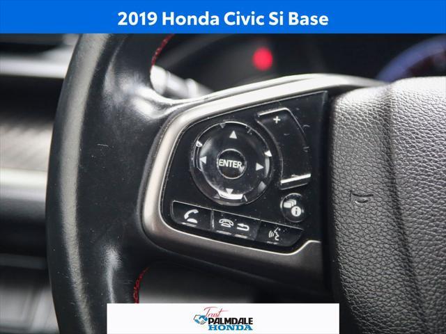 used 2019 Honda Civic Si car, priced at $23,251