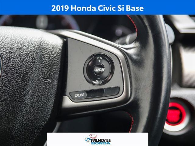 used 2019 Honda Civic Si car, priced at $23,251