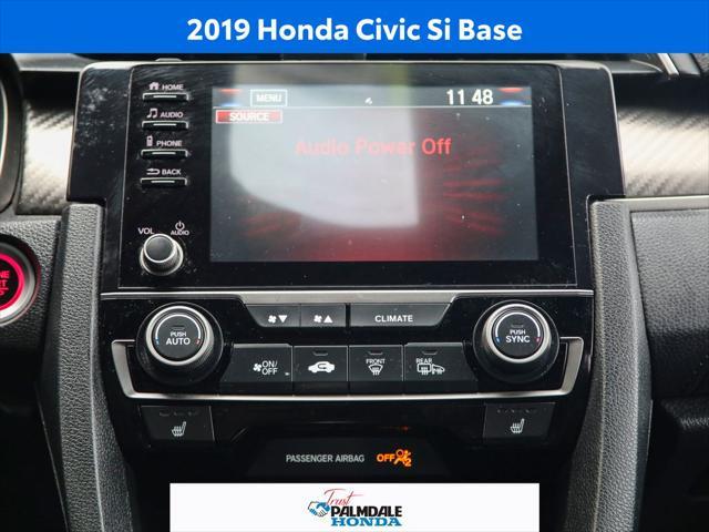 used 2019 Honda Civic Si car, priced at $23,251