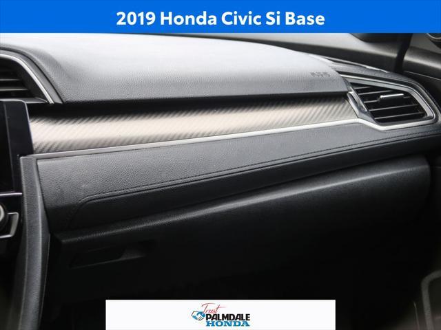 used 2019 Honda Civic Si car, priced at $23,251