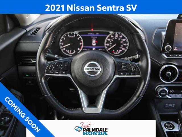 used 2021 Nissan Sentra car, priced at $16,500