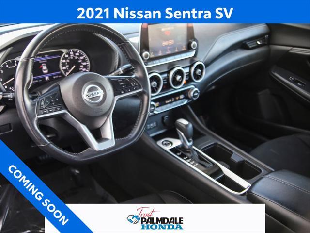 used 2021 Nissan Sentra car, priced at $16,500