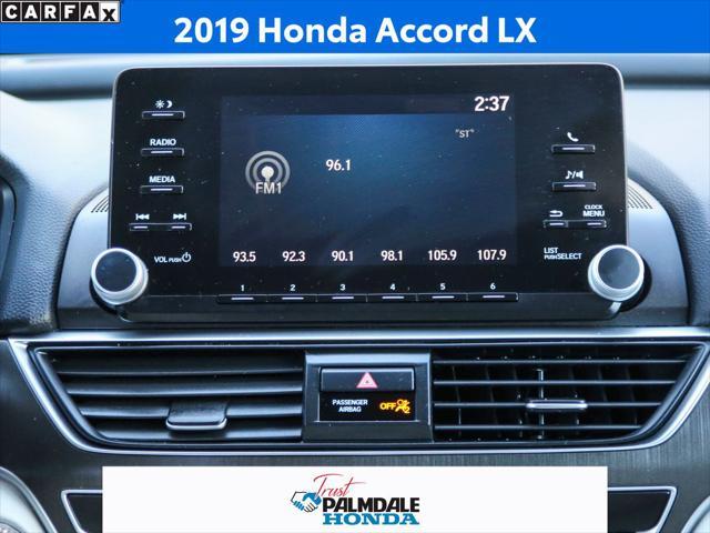 used 2019 Honda Accord car, priced at $19,791