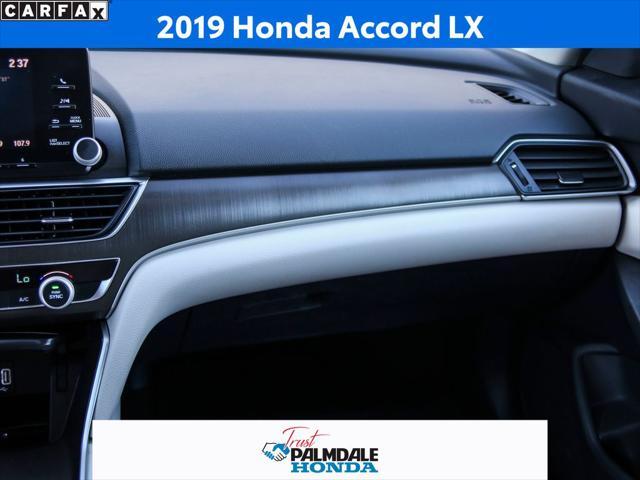 used 2019 Honda Accord car, priced at $19,791