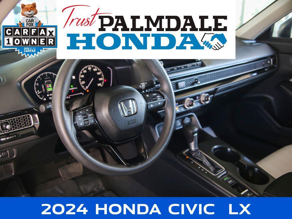 used 2024 Honda Civic car, priced at $23,728