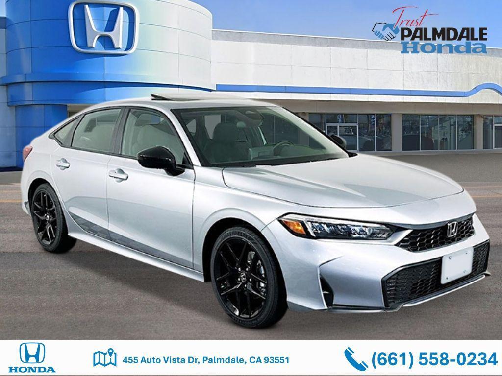 new 2025 Honda Civic Hybrid car, priced at $30,100