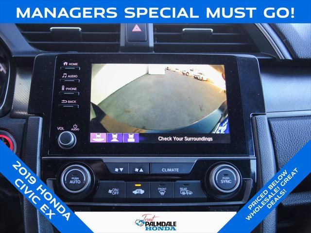 used 2019 Honda Civic car, priced at $16,991