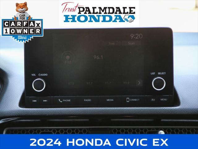 used 2024 Honda Civic car, priced at $26,724