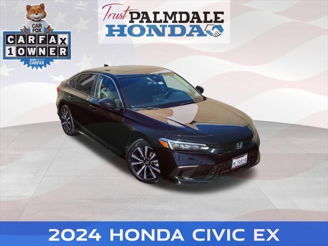 used 2024 Honda Civic car, priced at $27,291