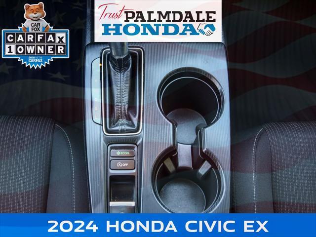 used 2024 Honda Civic car, priced at $27,291