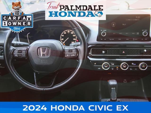 used 2024 Honda Civic car, priced at $27,291