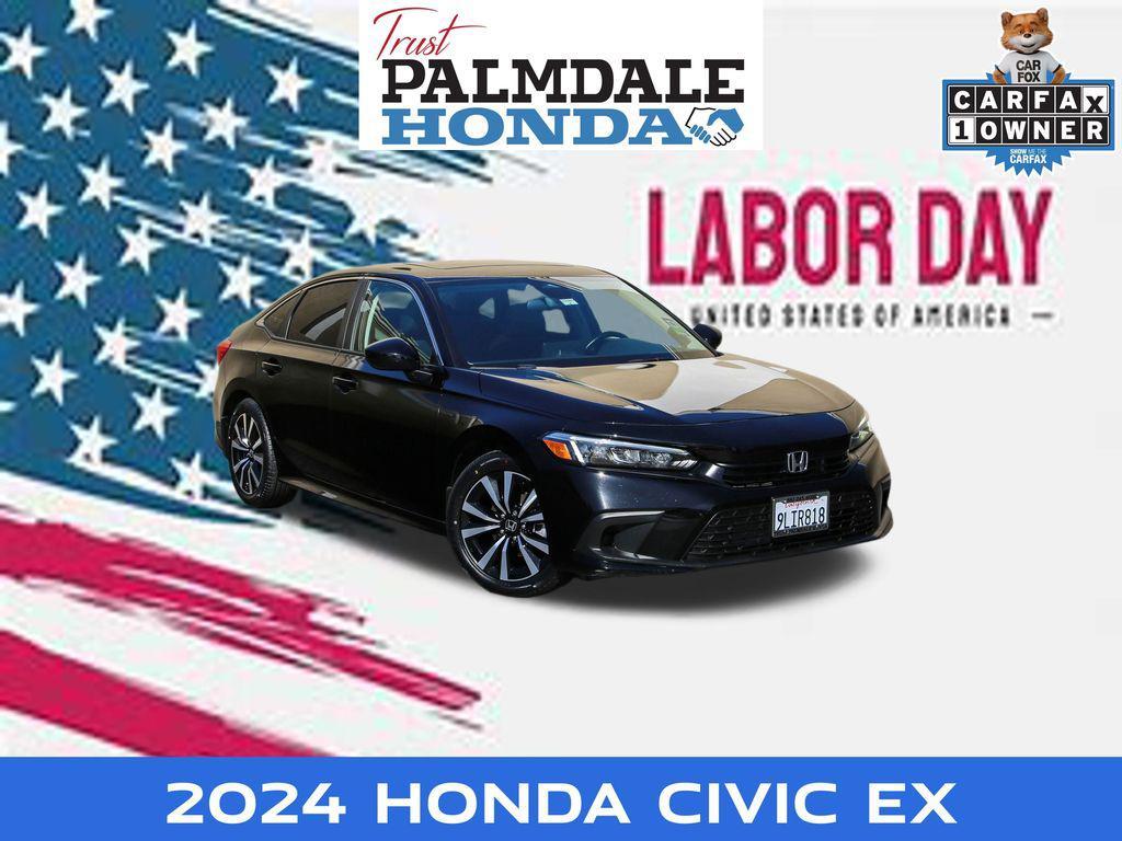 used 2024 Honda Civic car, priced at $24,287