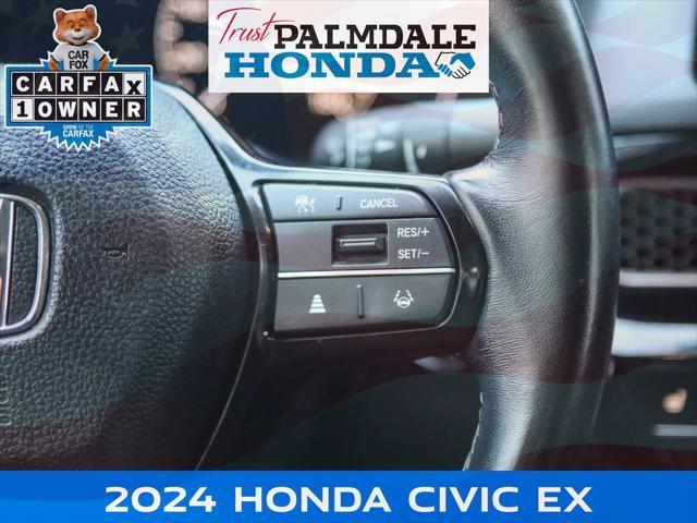 used 2024 Honda Civic car, priced at $27,291