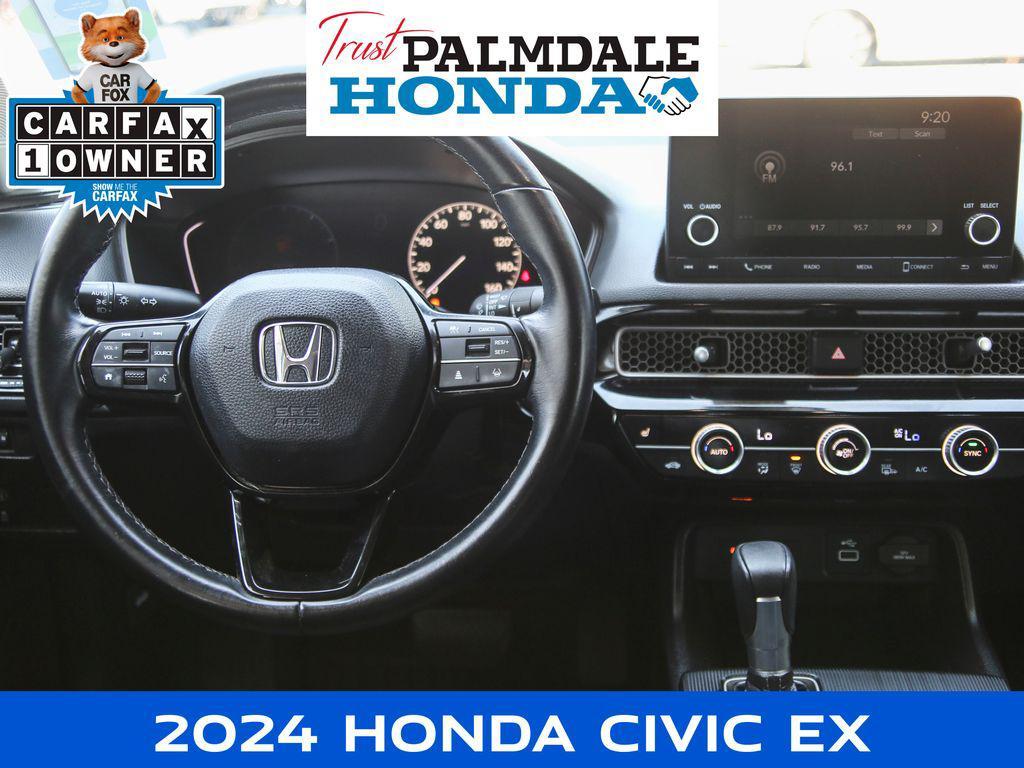 used 2024 Honda Civic car, priced at $24,287