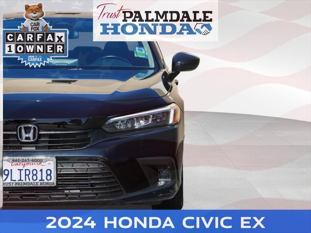 used 2024 Honda Civic car, priced at $27,291