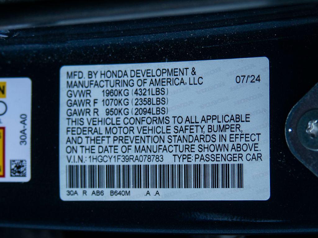 used 2024 Honda Accord car, priced at $24,544