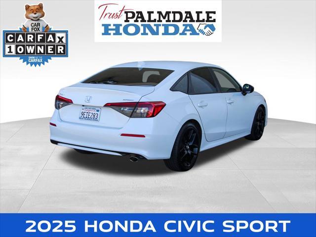 used 2025 Honda Civic car, priced at $25,991