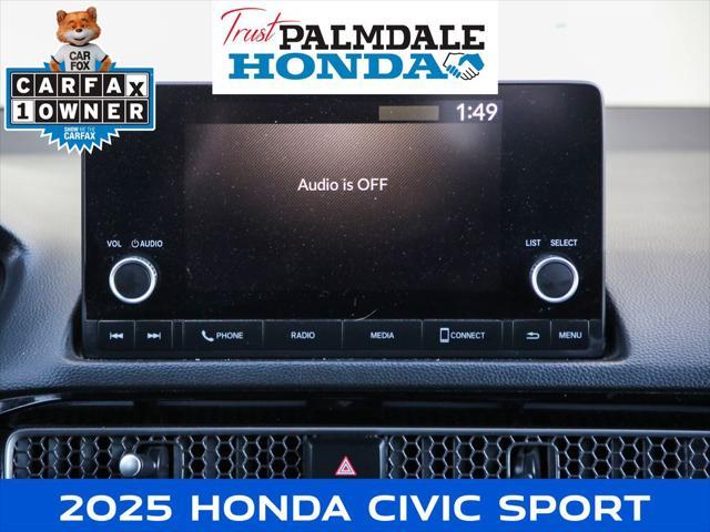 used 2025 Honda Civic car, priced at $25,991