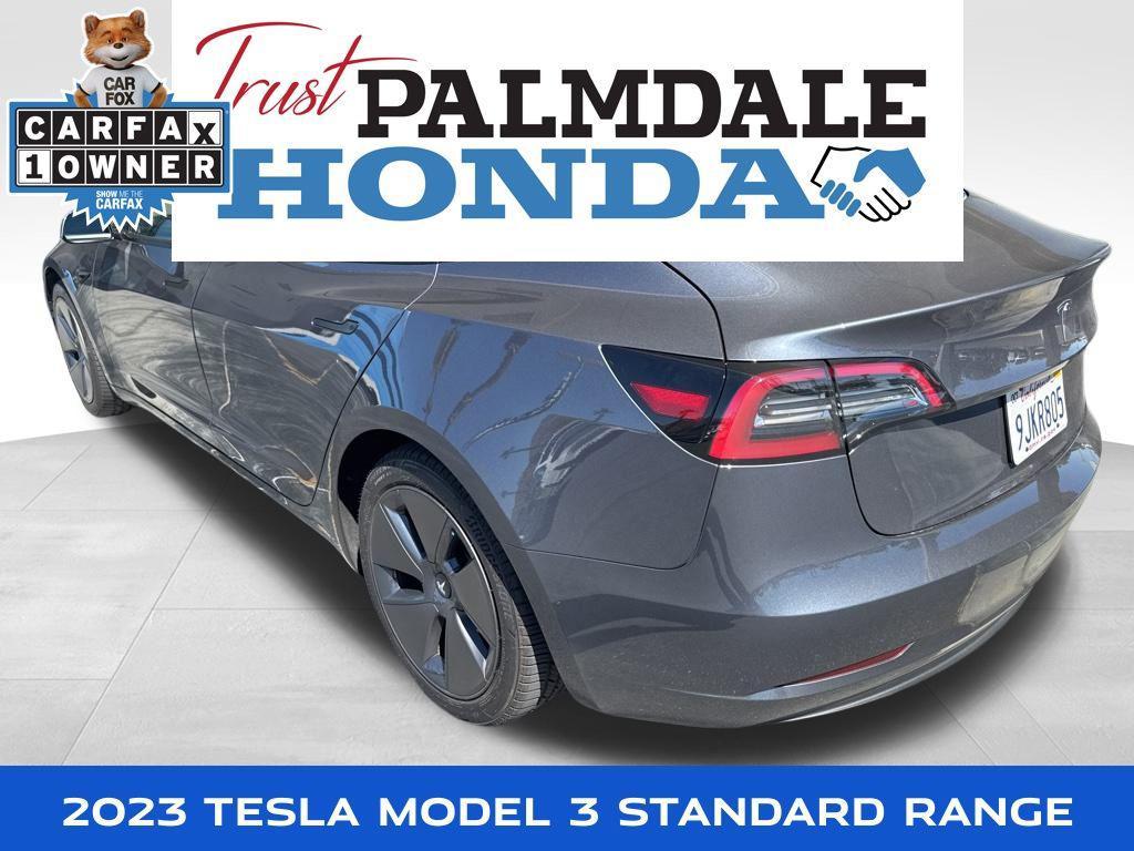 used 2023 Tesla Model 3 car, priced at $22,500