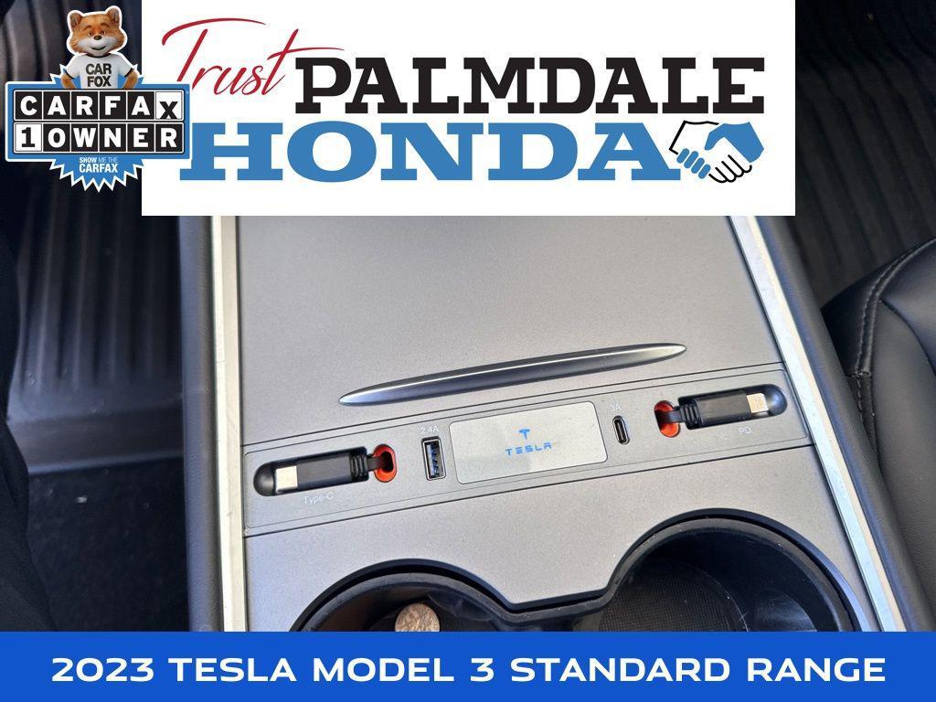 used 2023 Tesla Model 3 car, priced at $22,500