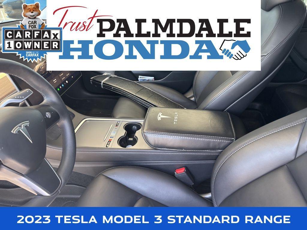 used 2023 Tesla Model 3 car, priced at $22,500