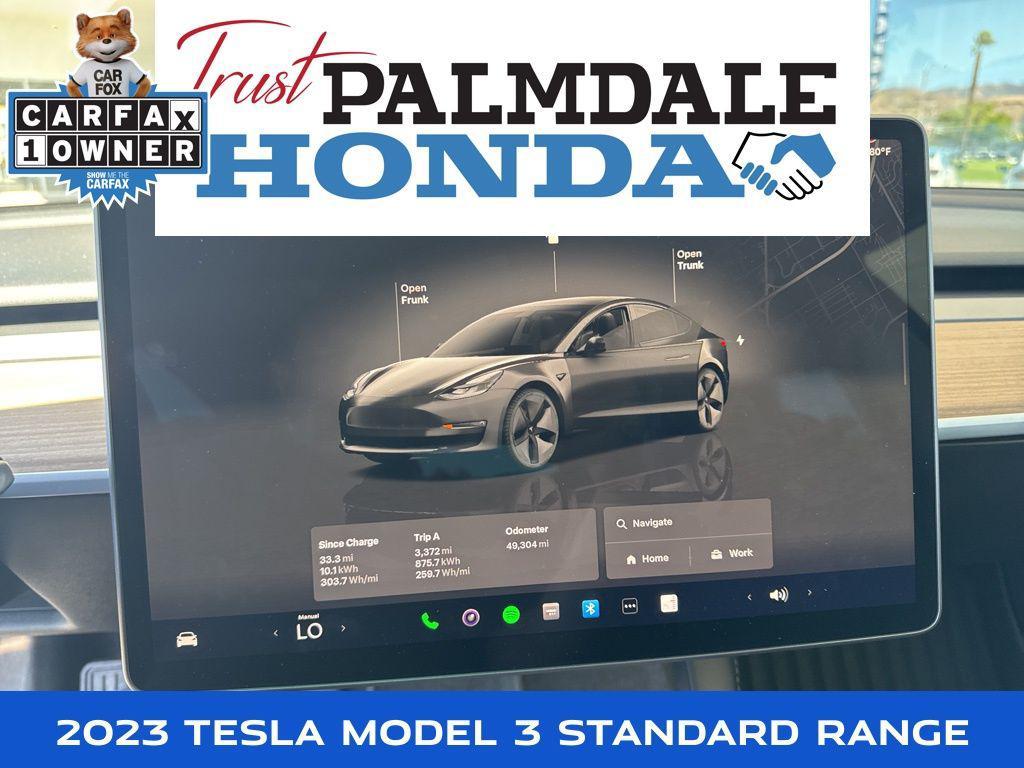 used 2023 Tesla Model 3 car, priced at $22,500