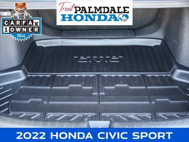 used 2022 Honda Civic car, priced at $25,662