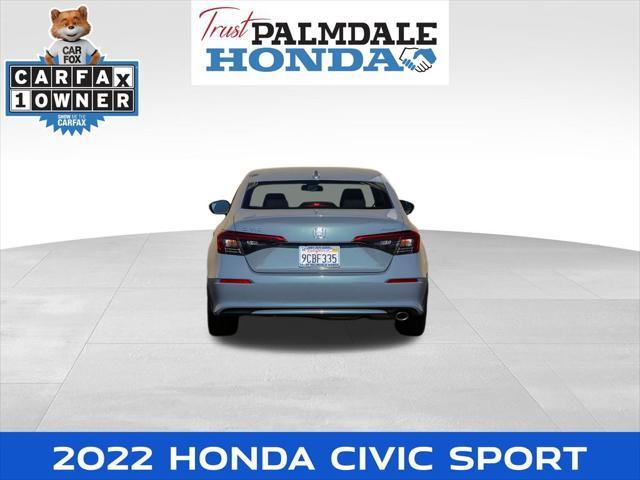 used 2022 Honda Civic car, priced at $25,662